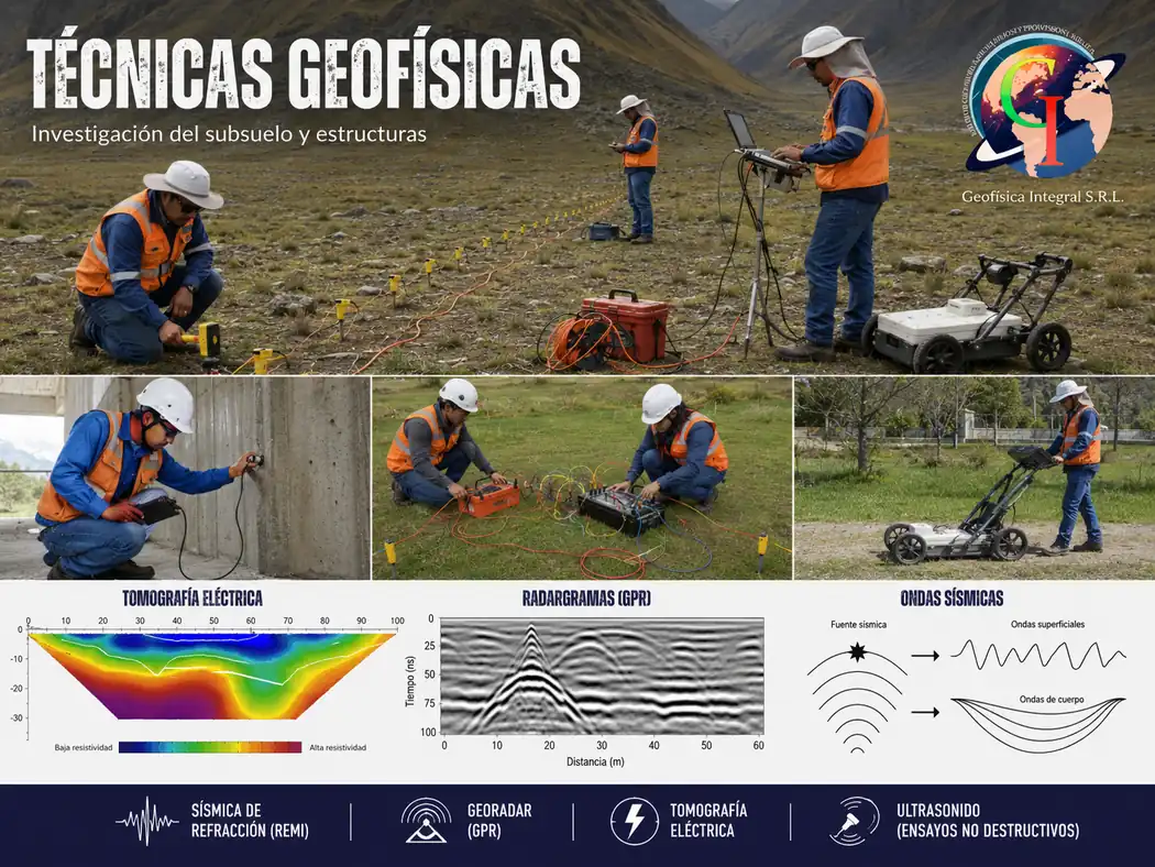 Técnicas geofísicas aplicadas en Bolivia para investigación del subsuelo